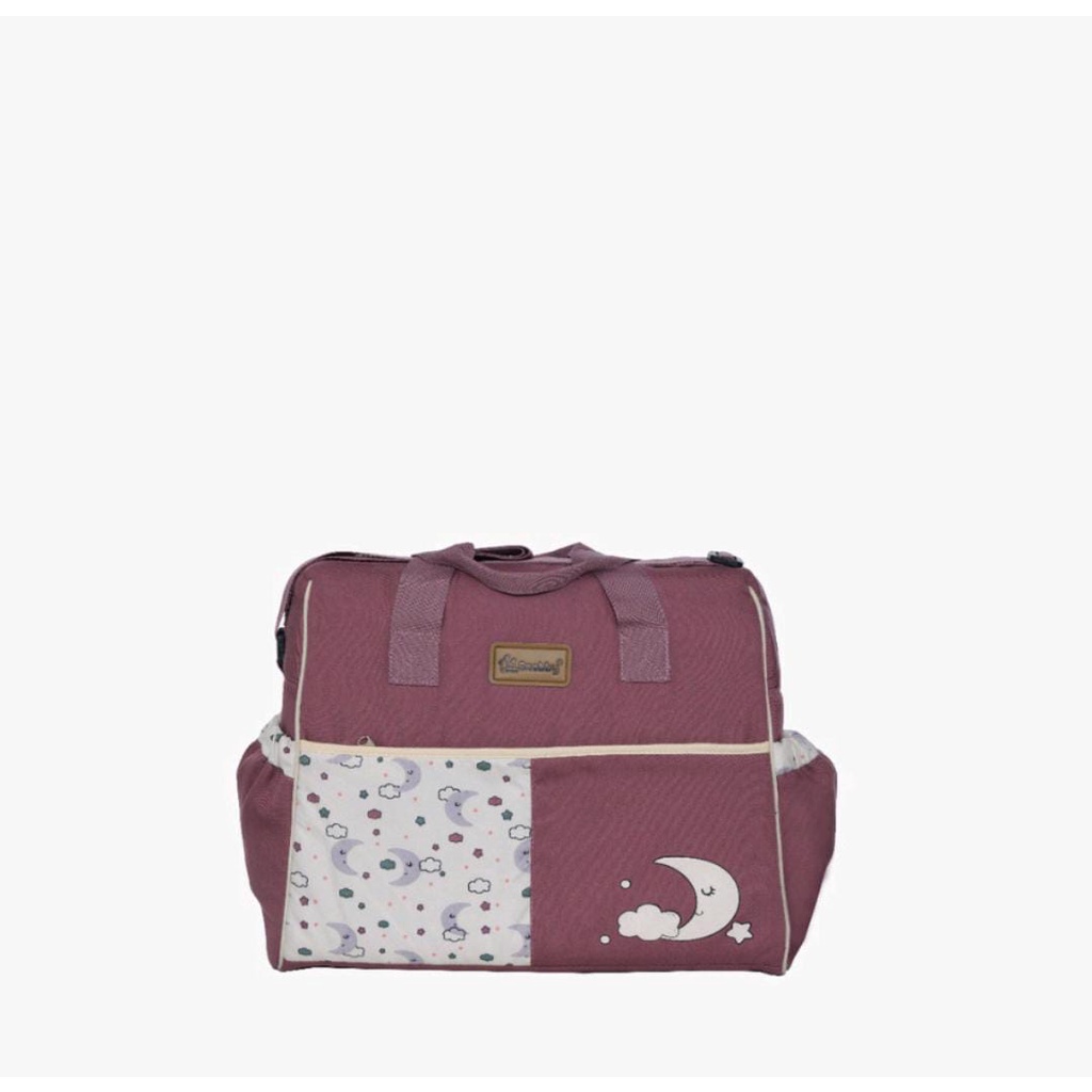 Snobby Tas Bayi Besar Saku Print GLOWY SERIES- SBT 7271