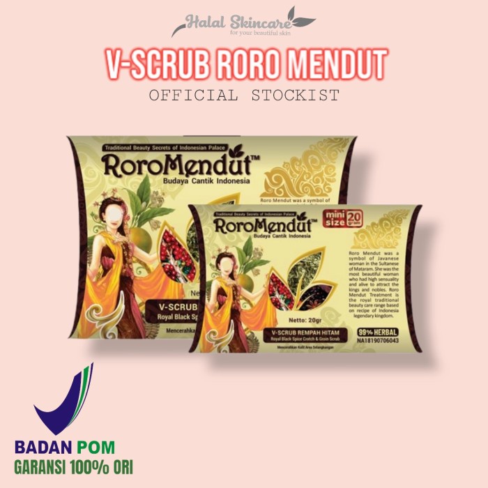 

Terlaris ✨ - V-Scrub Rempah Hitam - RORO MENDUT | roromendut 2.1.23