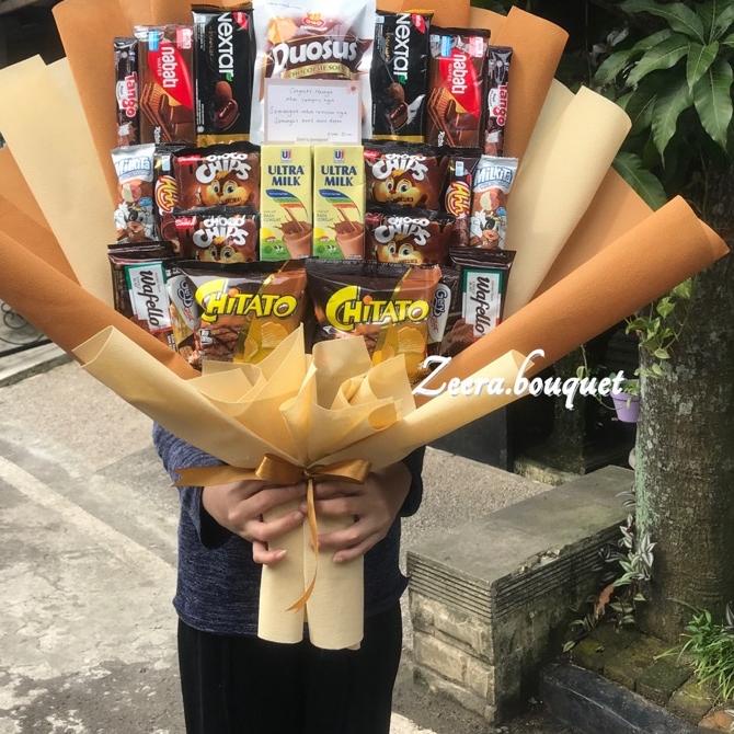 

Grosir (B25) Bucket snack/buket snack/bouquet [INCLUDE: Greeting card+packing] DFY#