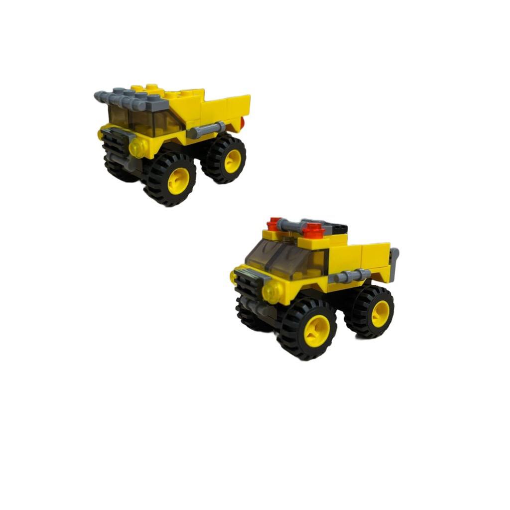 Mainan Edukasi Anak DIY Truck Rakit Puzzle Truck 281 PCS