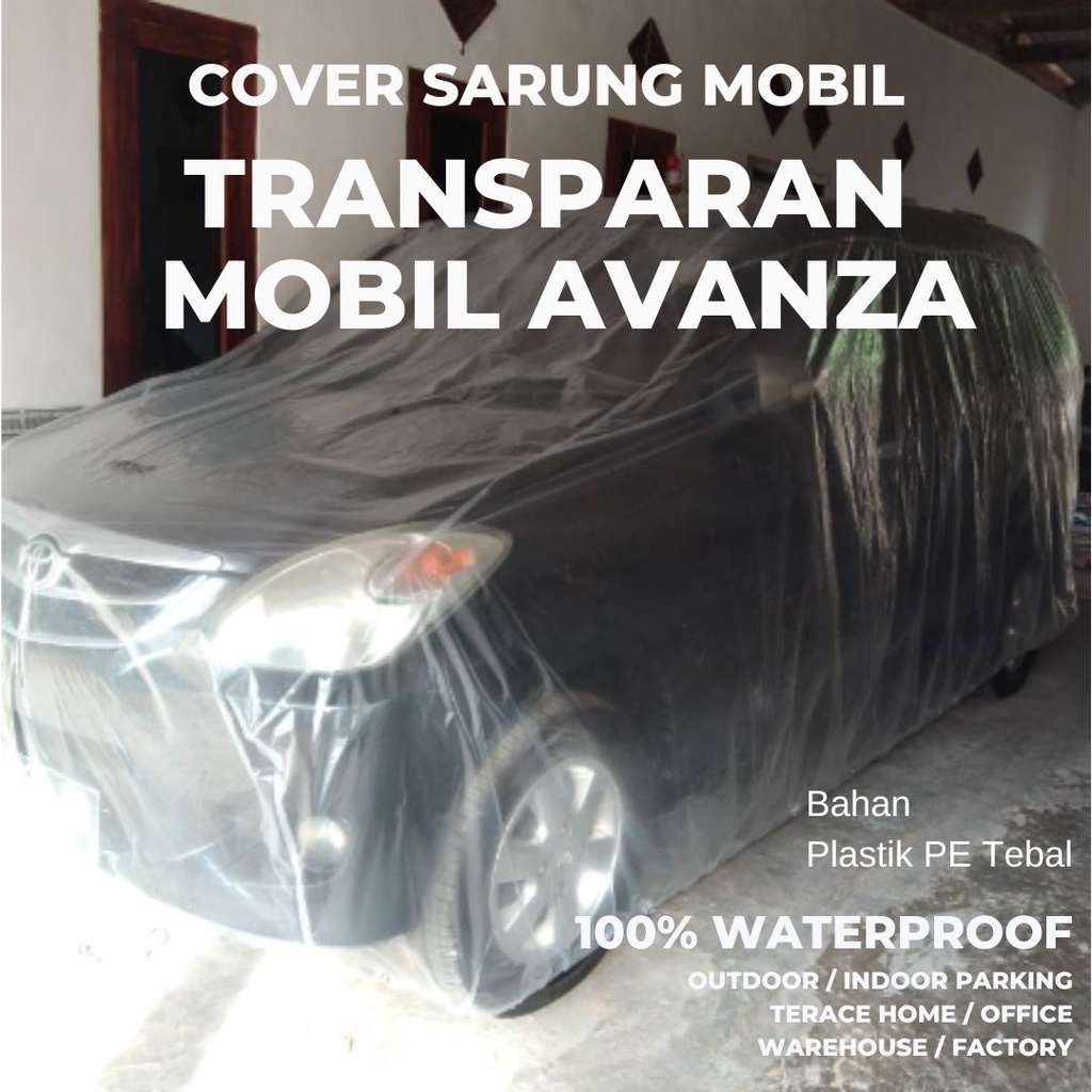 cover mobil avanza transparan