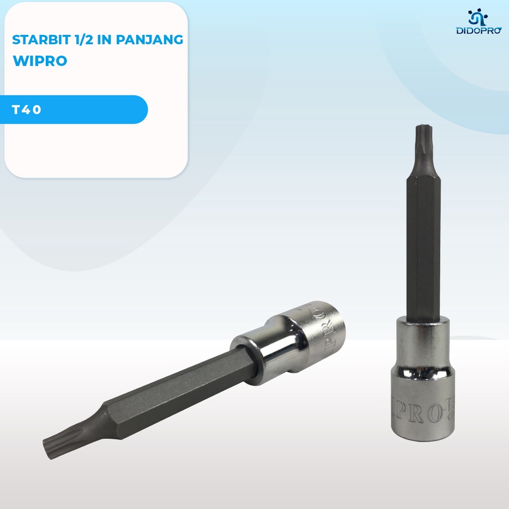 KUNCI SOK PANJANG BINTANG BIT SOCKET TORX T20 T25 T40 T45 T50 T55 T 20 25 40 45 50 55