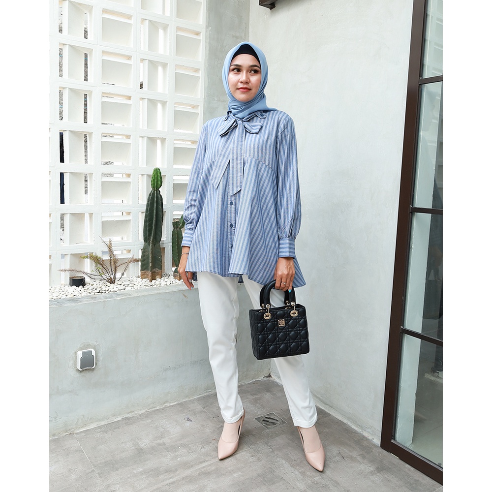 GUMALA Blouse - Baju Kerja Wanita Terbaru by Hijab Mamah icis