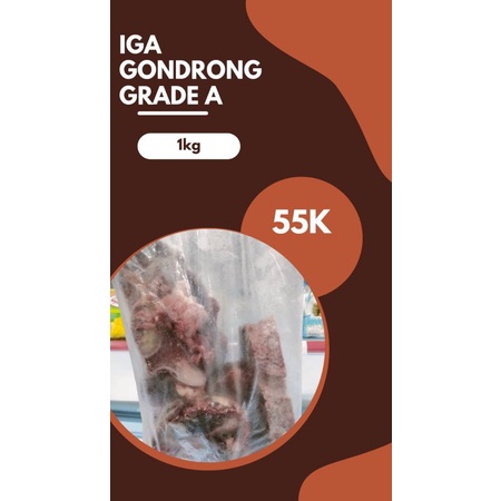 

Iga gondrong grade A