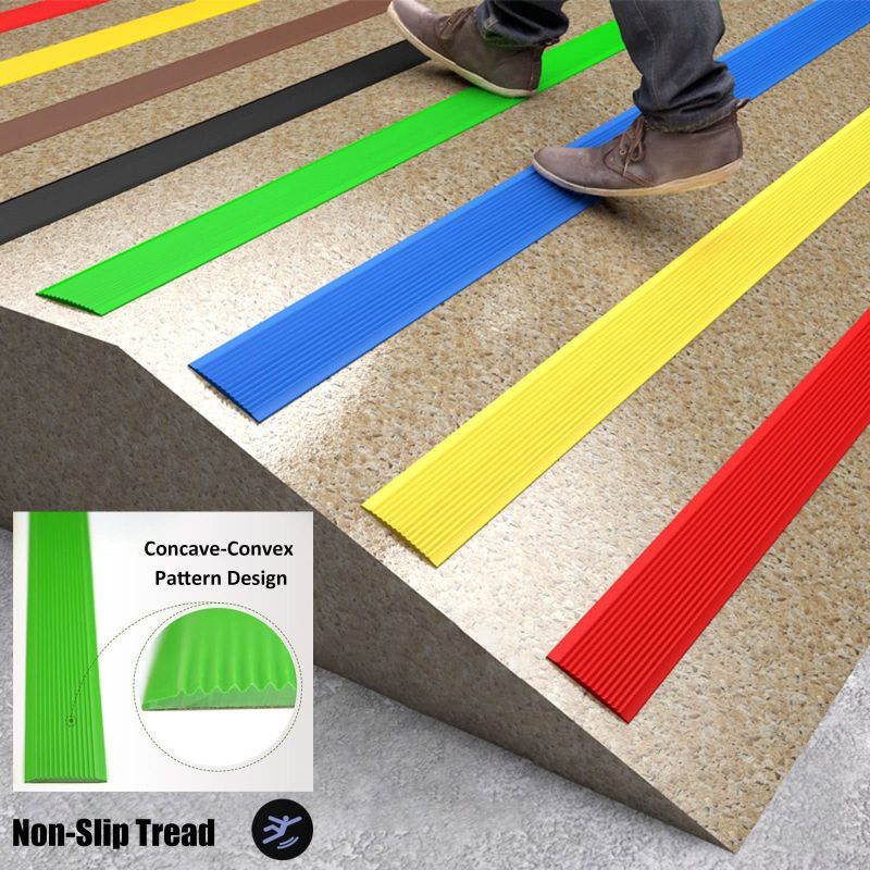 1m Lis Tangga Pengaman Anti Slip Tangga 4cm step nosing tangga Anti Licin Tangga Anti Slip Tape