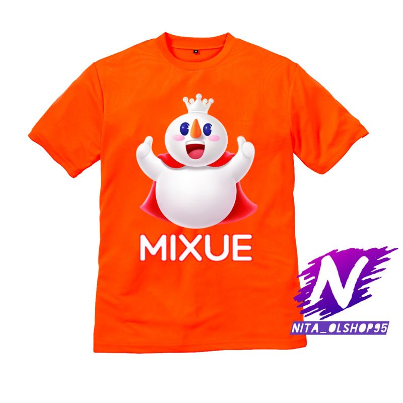 baju anak kaos anak mixue eskrim