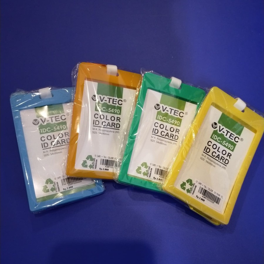 

V-TEC ID Card Holder + Tali Type IDC-5490 Warna