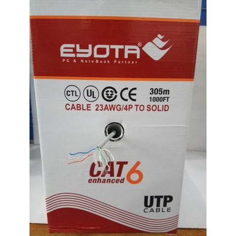 Kabel lan Cat6 Eyota - Kabel lan Jaringan cat6