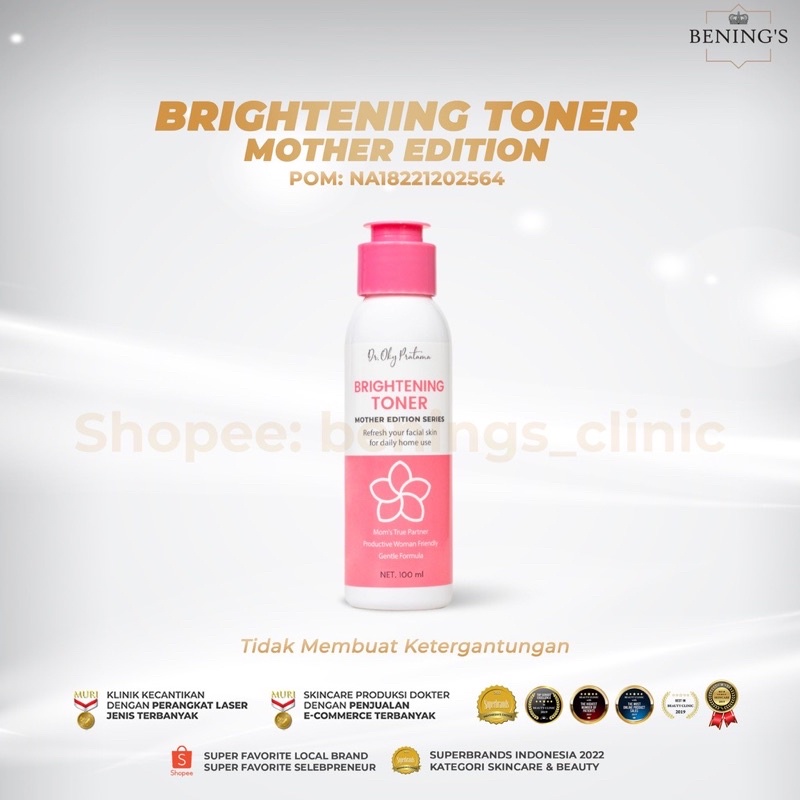 Bening's Facial Wash Brightening Mother Edition I Facial Wash Khusus Ibu Hamil dan Menyusui By dr oky