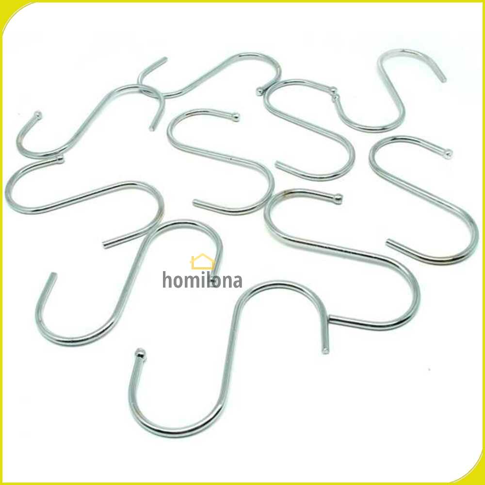 Hanger Gantungan Serbaguna Stainless Steel 10 PCS - M127105