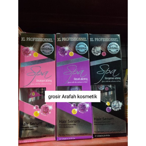 XL Professionnel Hair Serum 125 ml Warna Ungu Pink Hitam Vitamin Rambut
