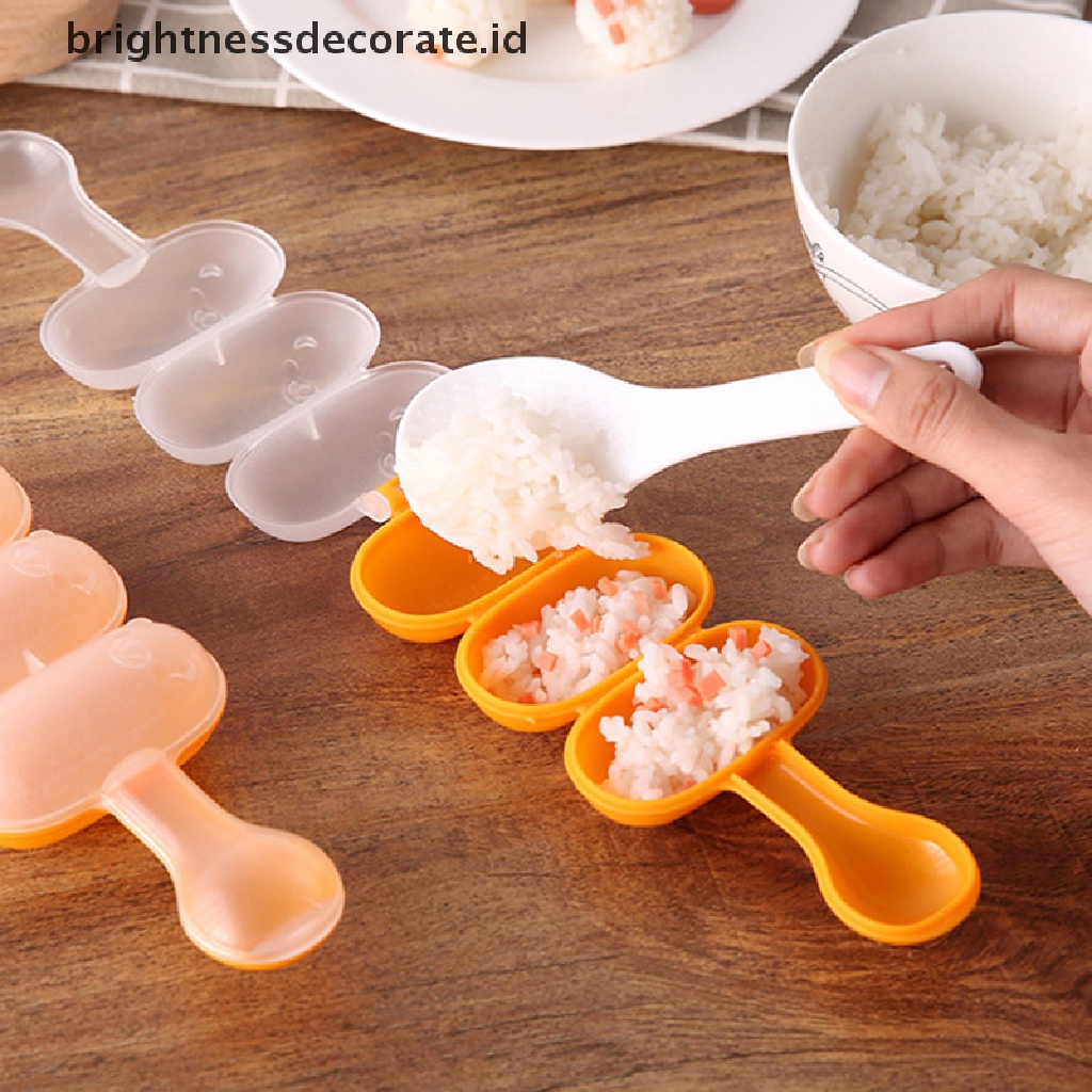 [Birth] 1pcs DIY Cetakan Gulung Nasi Dan Sayuran Mini Lucu Meat Ball Maker Sushi Onigiri Alat Dapur Gadget Bahan PP Food Grade [ID]