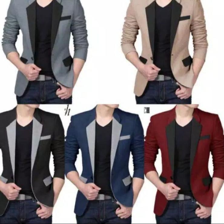 Get Voucher Jas /blazer / blazer pria / jas pria /jas blazer pria/jas pormal / blazer kekinian / bla