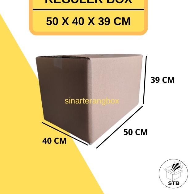 

DNL860 50 X 40 X 39 CM KARDUS BOX BESAR KARDUS TEBAL KARDUS POLOS BESAR PACKING JUMBO KARDUS PINDAHAN ##