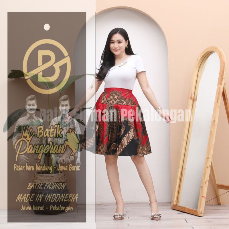 ROK BATIK PENDEK AND PANJANG KATUN PREMIUM || ROK BATIK PAYUNG PENDEK || ROK BATIK PENDEK