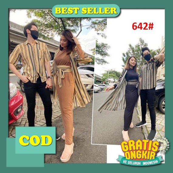 Gamis Couple Bibi Baju Pasangan Remaja Modis Kekinian Model Modern Terbaru 2022 Couple Lebaran 2023 