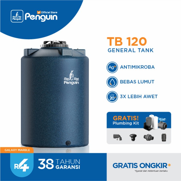 Toren Penguin Tangki Toren Tandon Air Tb 120 1200 Liter - Natura Color