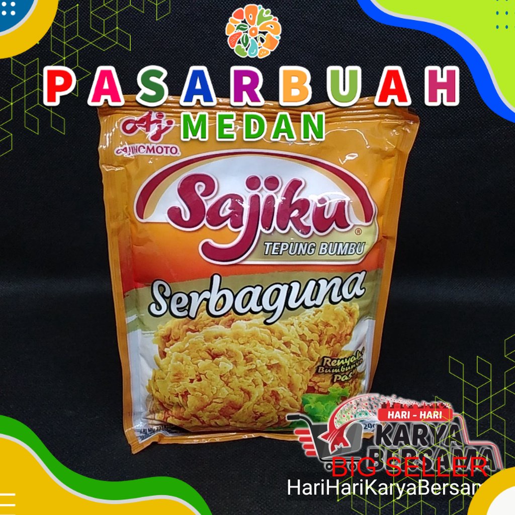 

DISTRIBUTOR SAJIKU TEPUNG BUMBU SERBAGUNA 220GR | PASAR BUAH MEDAN