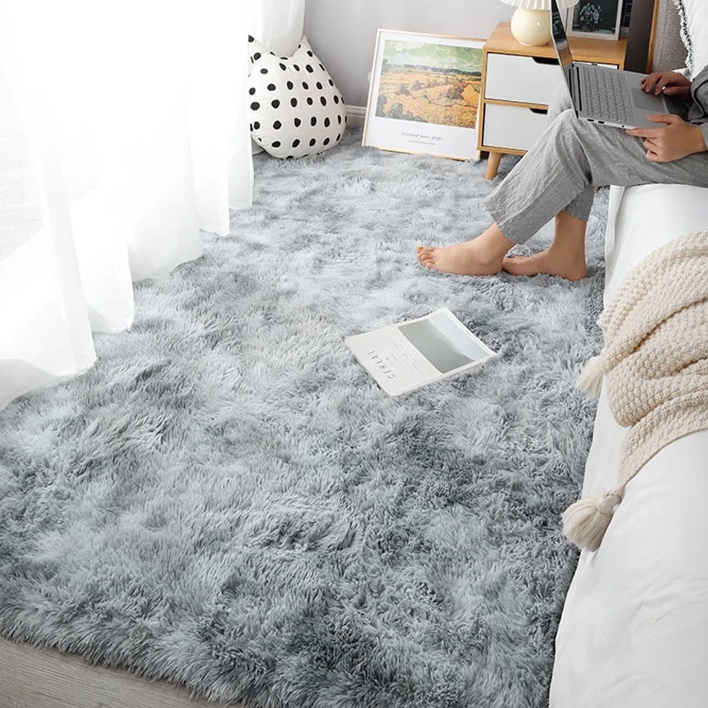 Karpet Bulu Korea Halus Lembut Sebagai Alas Foto Produk Online Dan Dekorasi KARPET BULU RASFUR PREMIUM TEBAL 150x100cm LEBIH PANJANG &amp; TEBAL / KARPET RASFUR BULAT