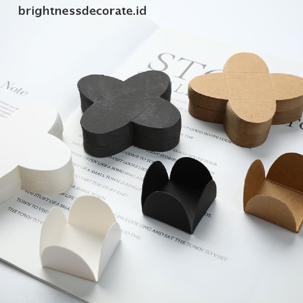 [Birth] Kraft Paper Chocolate Spacer Chocolate Candy Tray Kertas Dessert Alas Coklat [ID]