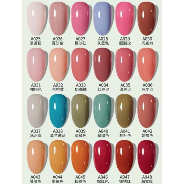 PROMO KUTEK CHARZIEG UV GEL NAIL POLISH KODE 001-036