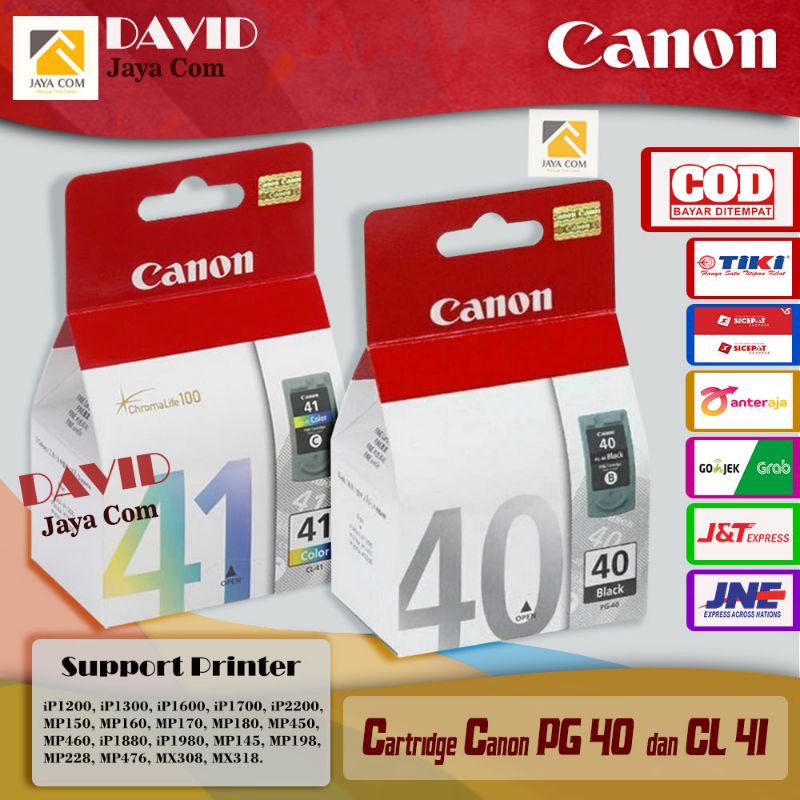Catridge Printer Canon 40 + 41 Original for ip1880, mp450, mp145, ip1980