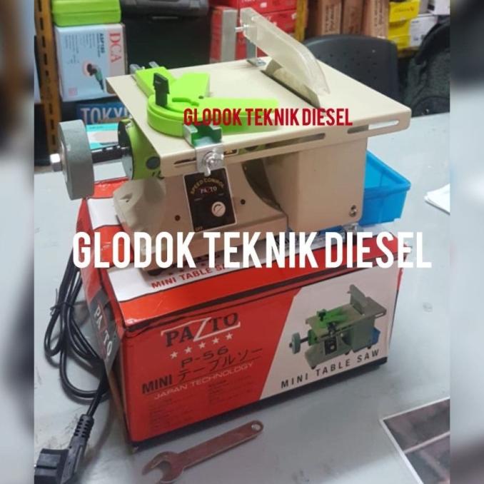 DISKON PAZTO MINI TABLE SAW MACHINE GERGAJI KAYU MESIN POTONG KAYU ORIGINAL PENGIRIMAN CEPAT