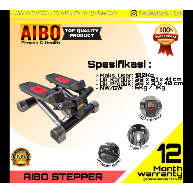 AIBO FITNESS & HEALTH BANJARMASIN - STEPPER / Alat Olahraga / Gym / Fitness / Alat Kesehatan