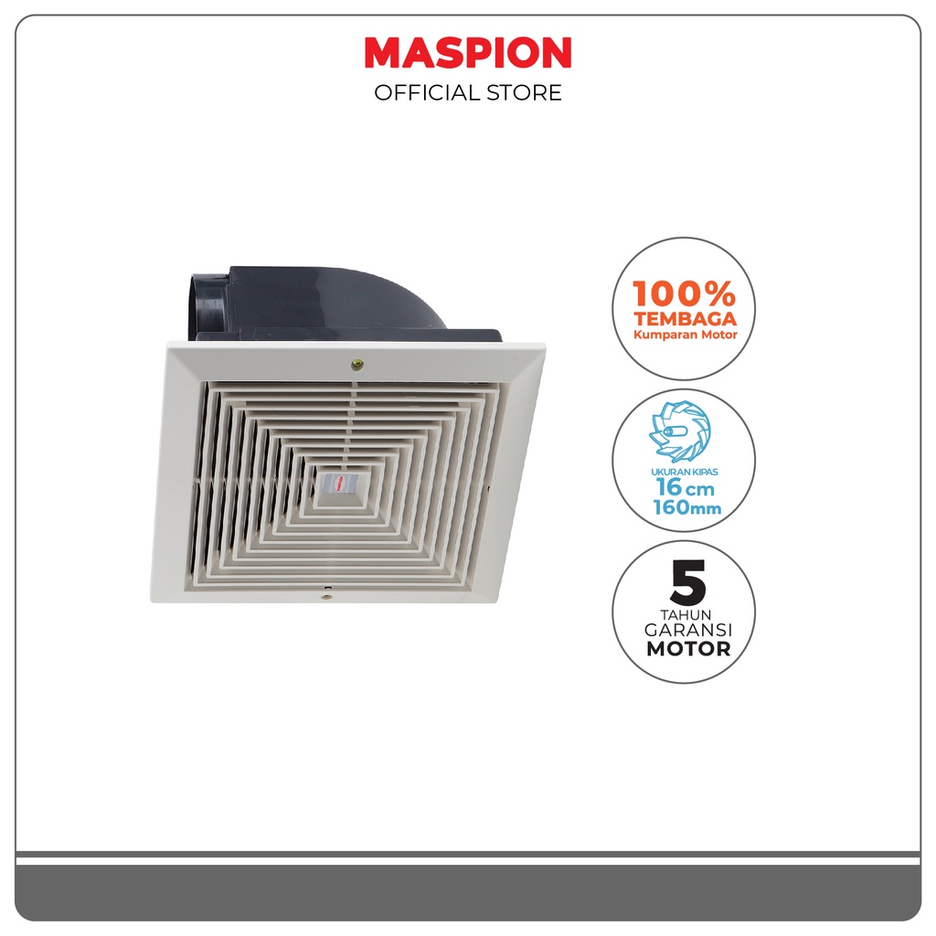 Maspion Ventilating Exhaust Fan Kipas Angin 4 Inch MV-16 EX