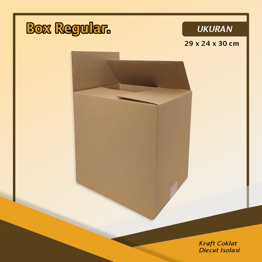 

Kardus/Box A1 Regular 29 x 24 x 30 cm - Box/Parsel/Giftbox