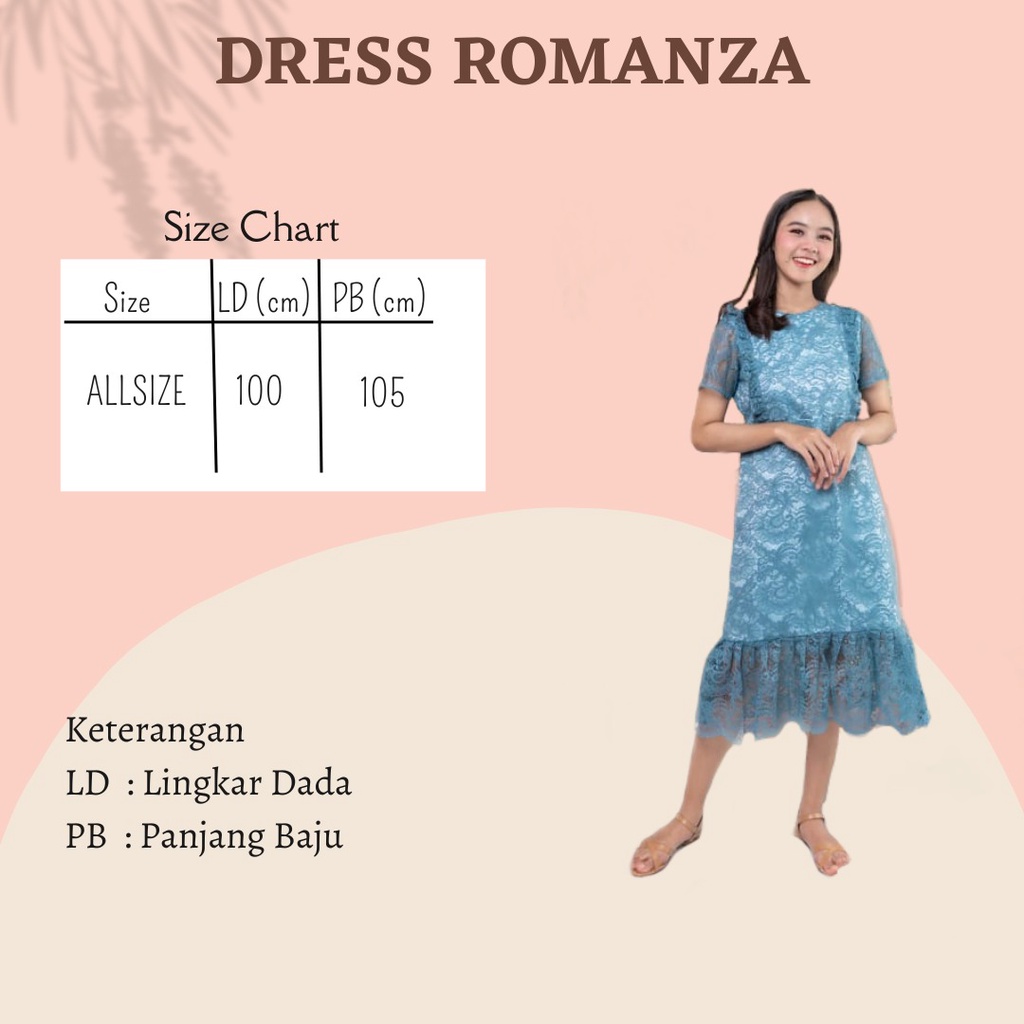 DRESS KOREA BRUKAT KONDANGAN TERBARU 2022 WANITA TERBARU ROMANZA