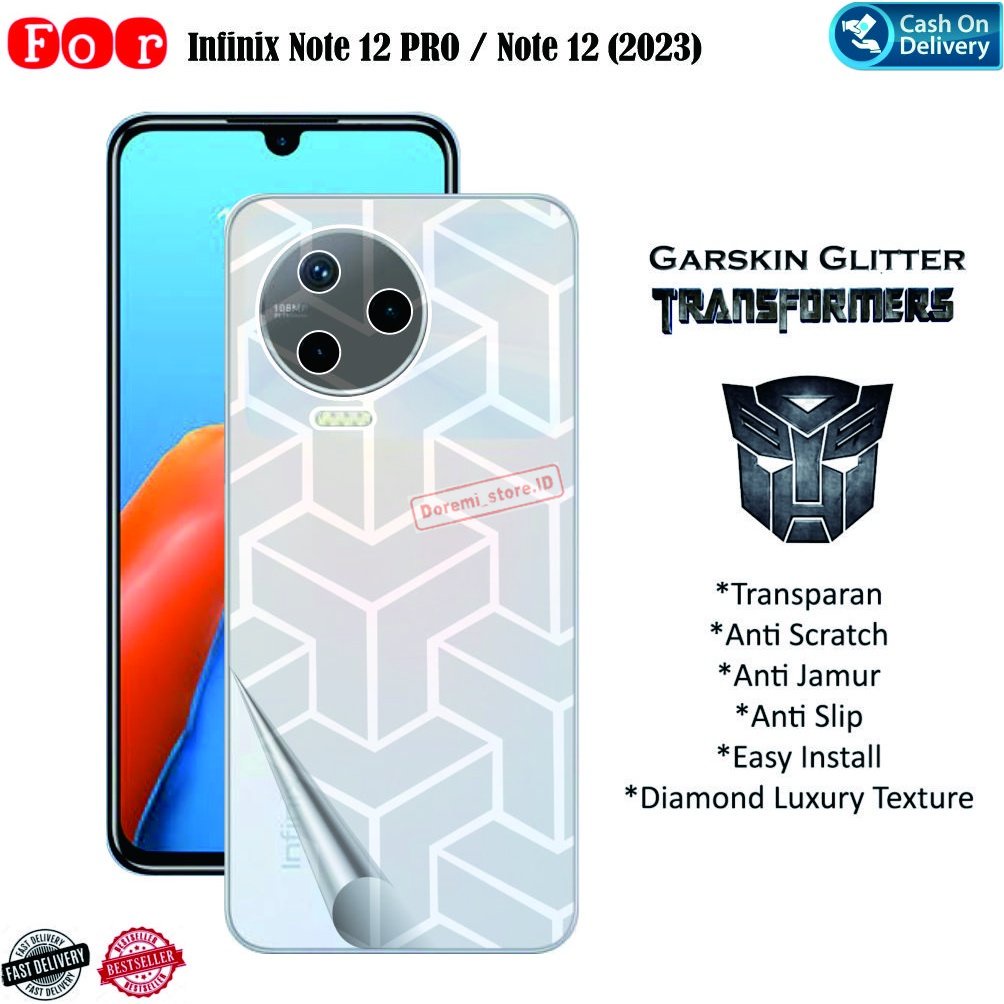 Garskin Infinix Note 12 PRO Note 12 2023 Skin Carbon Sticker Handphone Motif