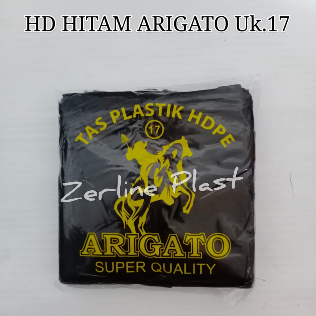 Kantong Plastik HITAM ARIGATO (TEBAL)