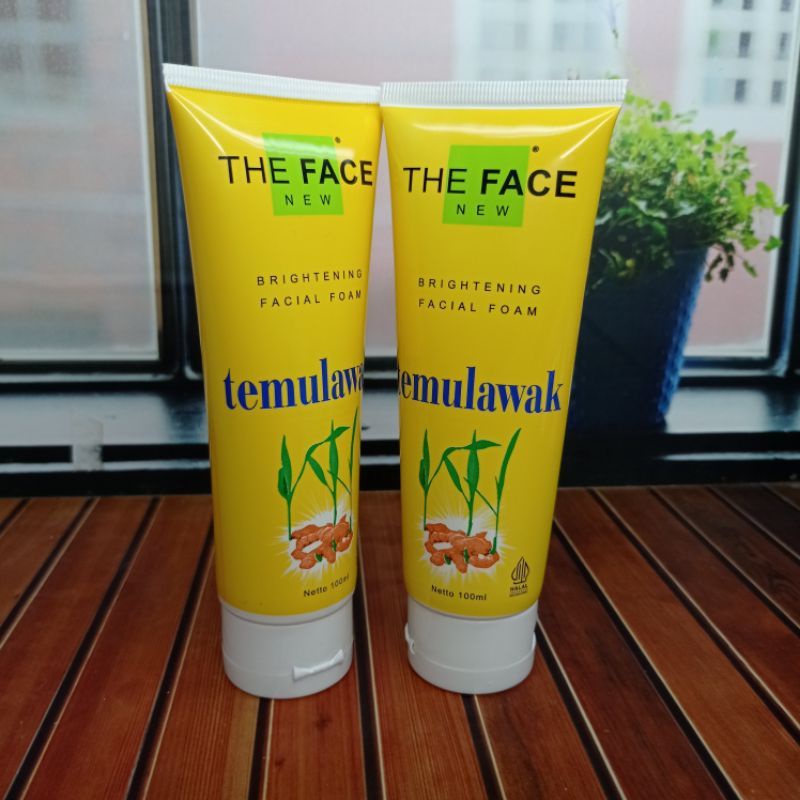 FACIAL FOAM TEMULAWAK THE FACE ORI BPOM