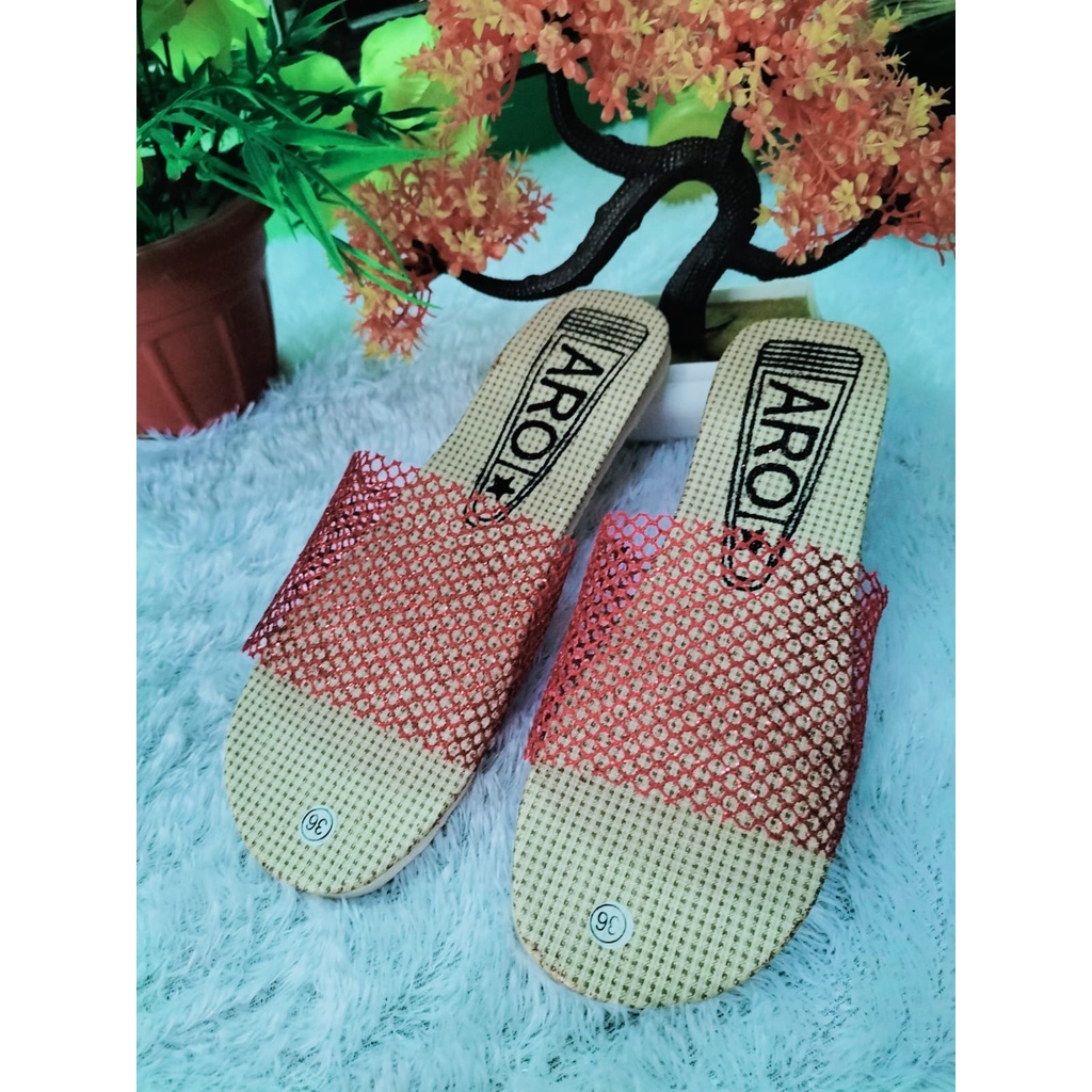 Sandal Wanita Slip On Sandal Wanita Selop jala