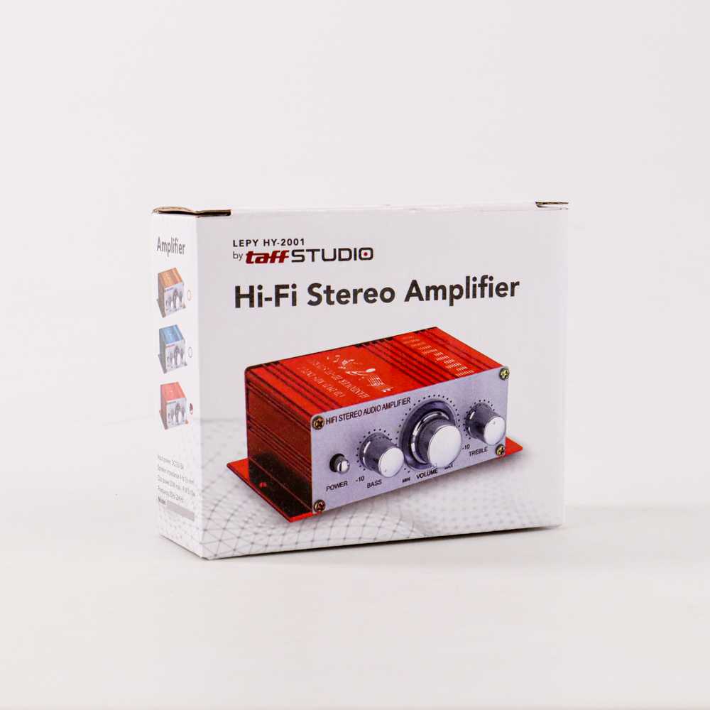 TaffSTUDIO Lepy Hi-Fi Stereo Amplifier Speaker 2 channel 20W - HY-2001