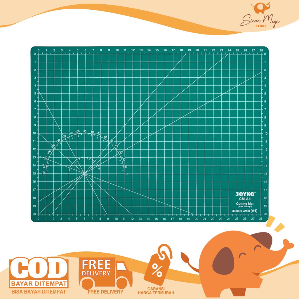 

Joyko Cutting Mat CM-A4 / Cutting Matte A4 / Alas Potong Murah Berkualitas