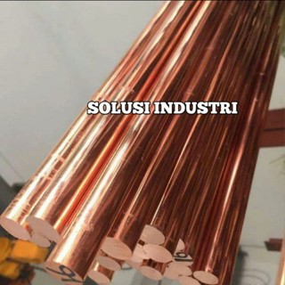 Jual grounding rod as tembaga 16 mm x 2 meter - tembaga murni | Shopee