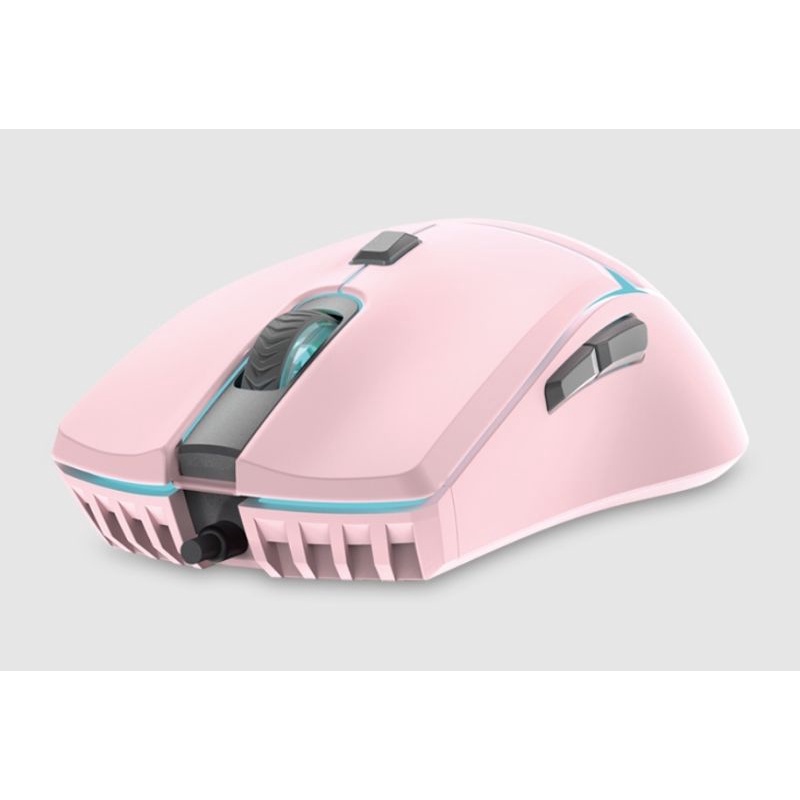 Fantech CRYPTO VX7 Mouse Gaming Macro Pink, Hitam, Putih