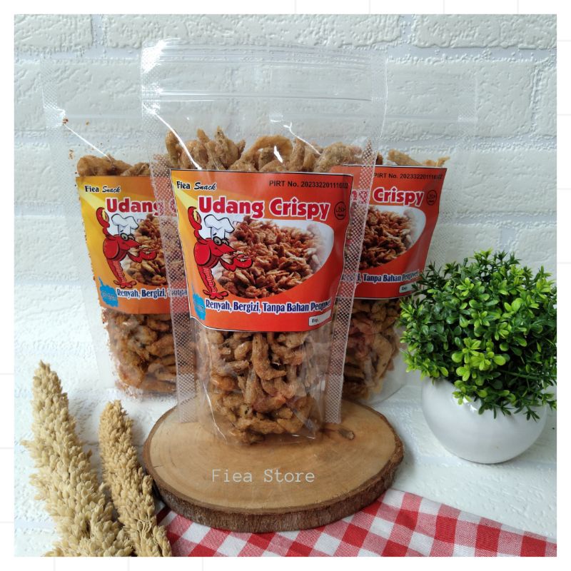 

UDANG CRISPY / Udang Goreng Enak / Keripik Udang 100 Gram Non PENGAWET, Non MSG