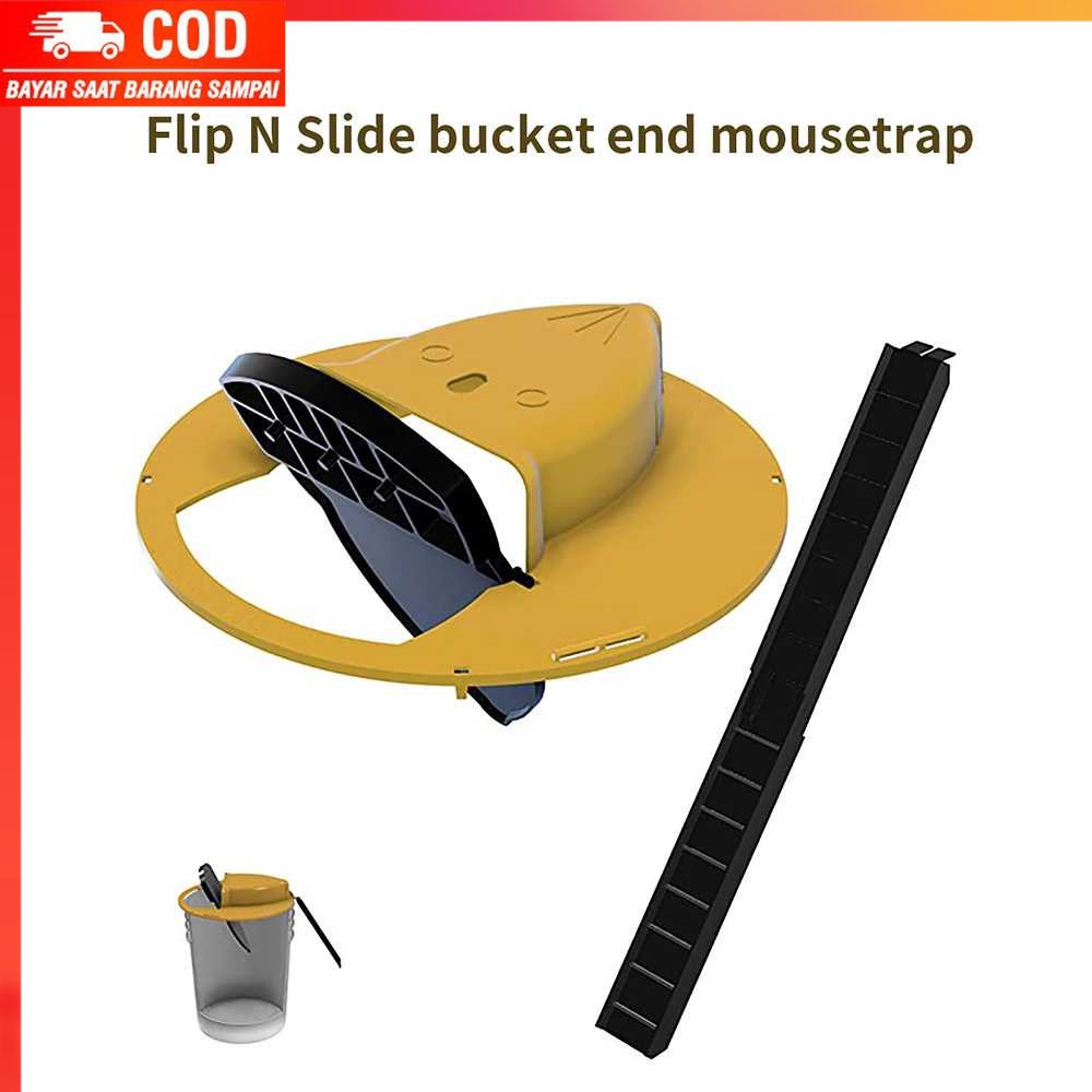 ( 100% BARANG ORI ) Huntermoon Jebakan Tikus Mouse Trap Flip Slide Bucklet Lid - HU2051