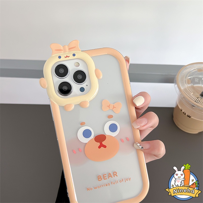 IPHONE Casing Kompatibel Untuk Iphone14 13 12 11 Pro Max X Xr Xs Max7 8 6 6s Plus Se2020 Kartun Monster Kecil Lensa Pelindung Ponsel Case Shockproof Silikon Soft Case Cover Pelindung