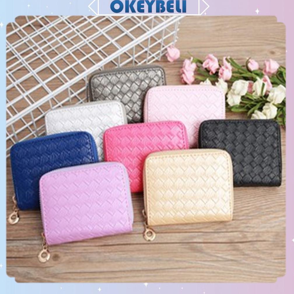 SUPER HEMAT •OKEY BELI• DL086 Dompet Kartu koin fashion Korea Dompet Resleting wanita cewek import c