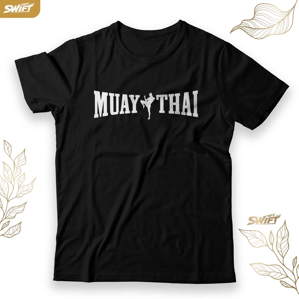 KAOS Muay Thai Logo kick boxing MMA TSHIRT BAJU DISTRO