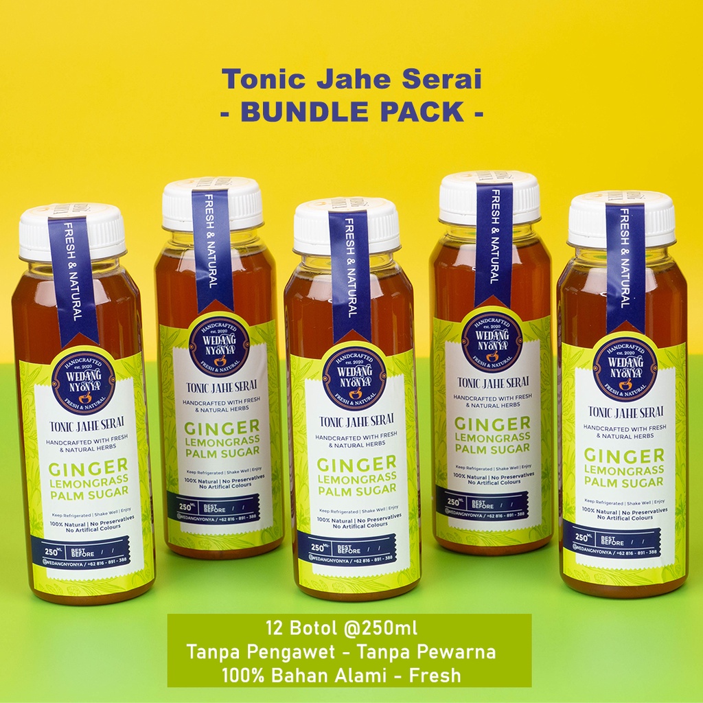 

Tonic Jahe Serai - Wedang Nyonya BUNDLE PACK