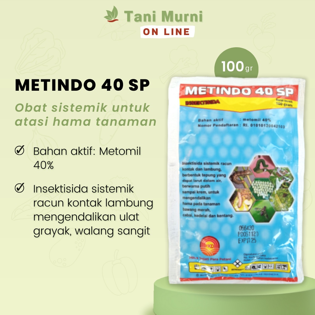 Tani Murni Metindo 40 SP Obat Insektisida 100gr