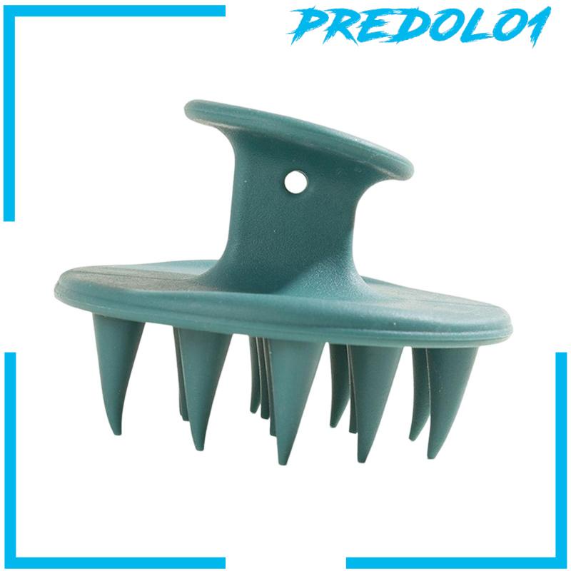 [Predolo1] Sikat Keramas Rambut Silikon Scrubber Shower Hair Brush Alat Pembersih Rambut