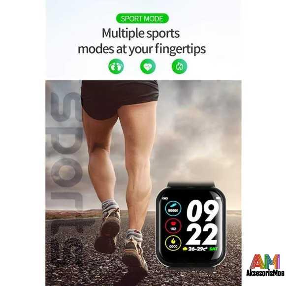 AKSESORISMOE | SKMEI Smartwatch Sport Fitness Tracker Heart Rate Blood Pressure - F8 Original Anti A