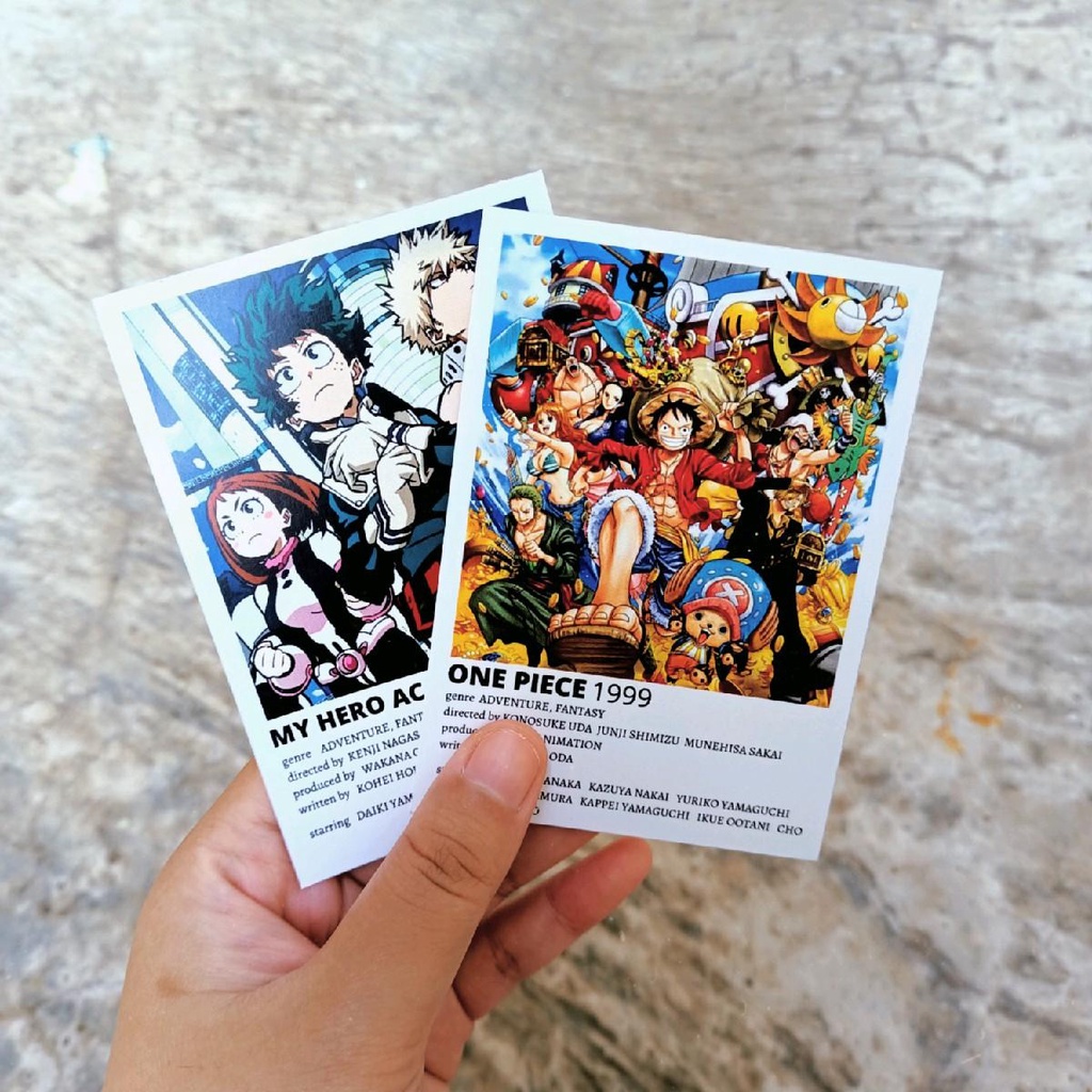 Polaroid Anime Aesthetic | anime Poster Polaroid Custom hiasan dinding anime jujutsu kaisen Aot Cust