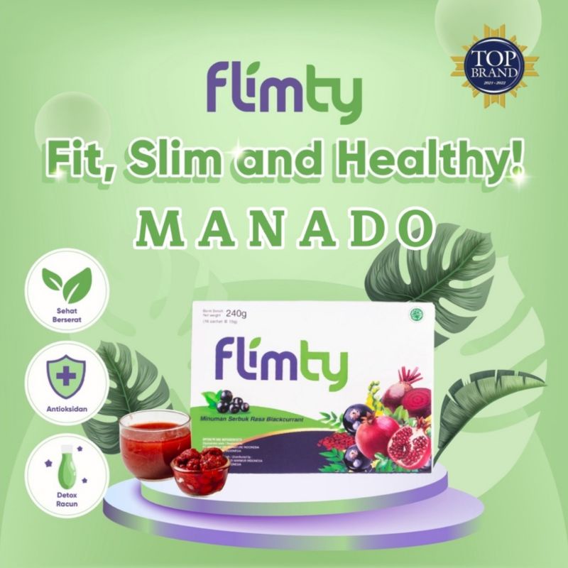 (FREE ONGKIR) New Flimty MANADO - 1 Box isi 16 Sachet 100% Original